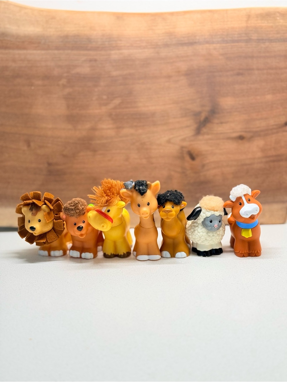 Vintage FP Little People Touch and Feel Animals - Lot of 7